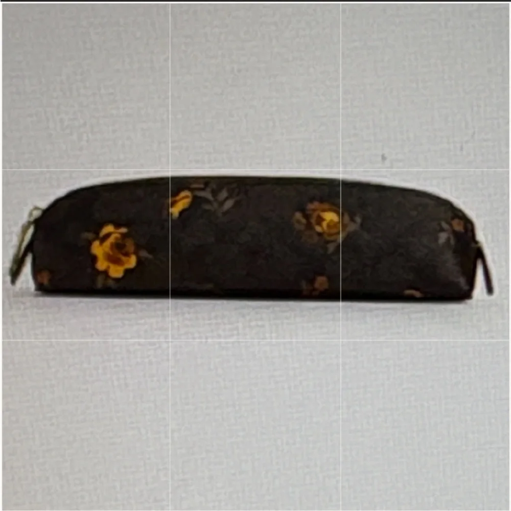 🌼  COACH PENCIL  CASE IN SIGNATURE CANVAS WITH FLORAL PRINT  🌼 NWT 🌼